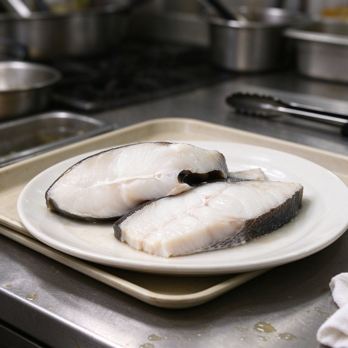 Premium Fresh Flounder Fish Steaks