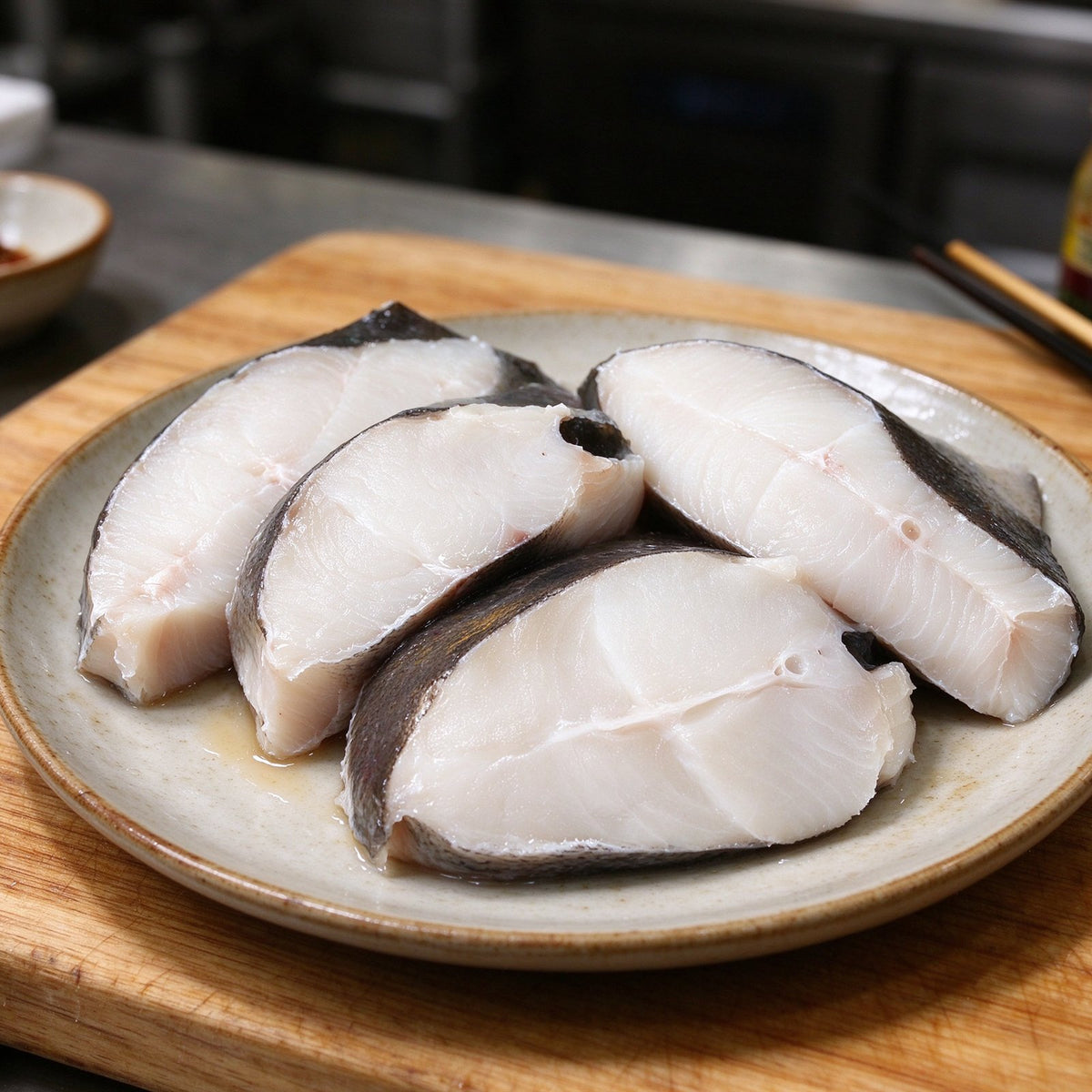 Premium Fresh Flounder Fish Steaks