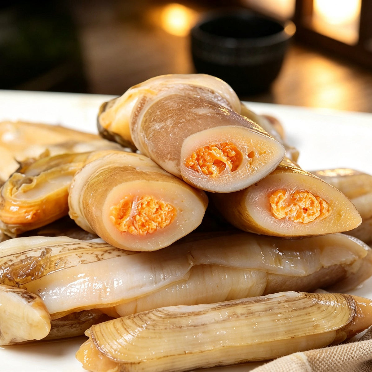 Fresh Premium Bamboo Razor Clams