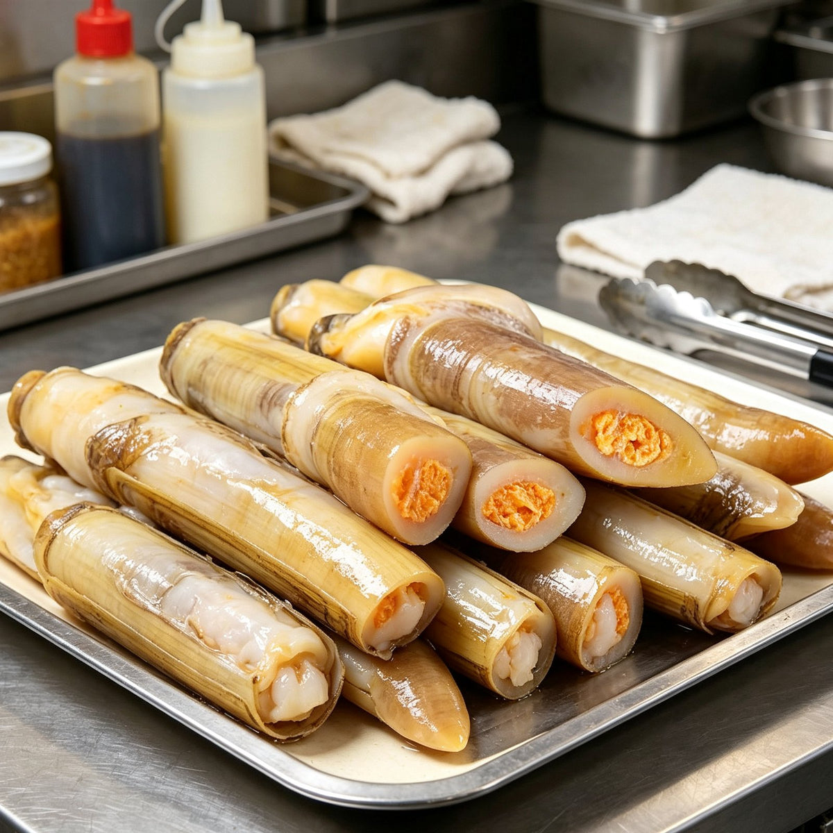 Fresh Premium Bamboo Razor Clams