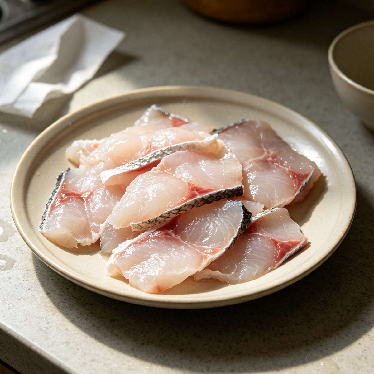 Frozen Crispy Grass Carp Fillet Slices